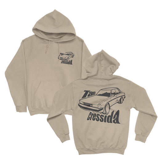 Tan Cressida Label Hoodie