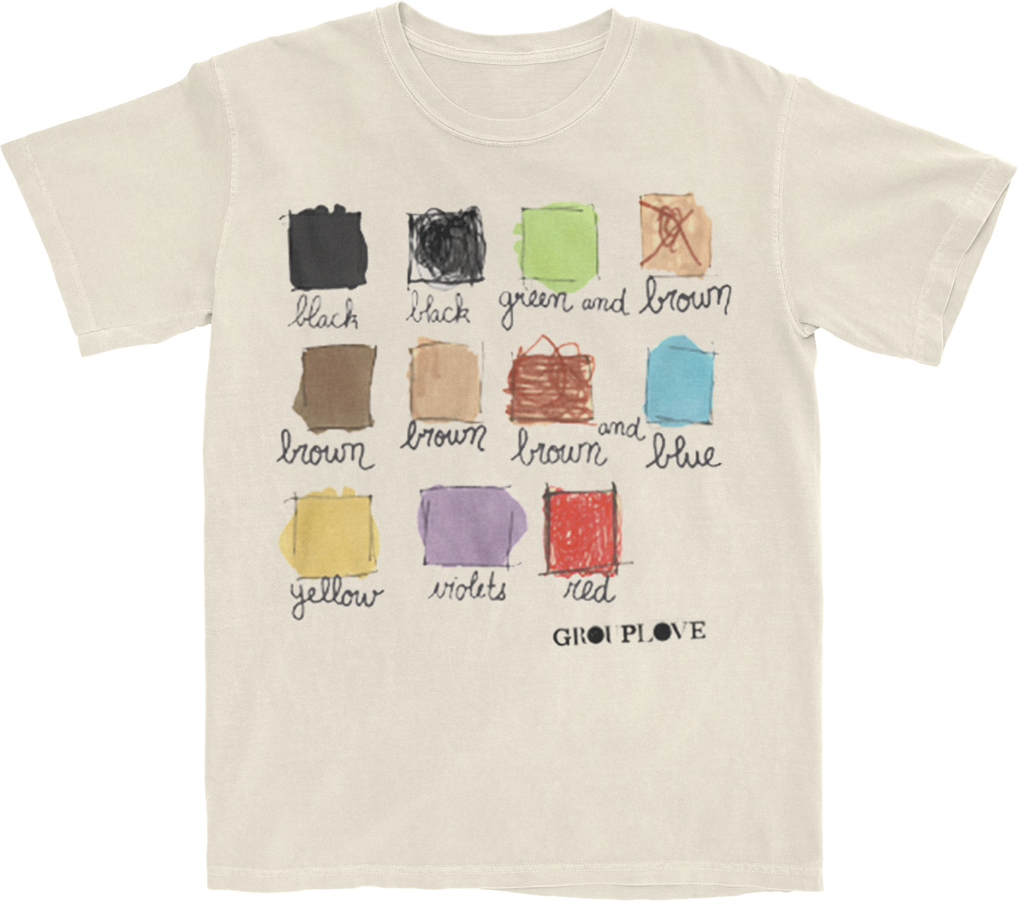 Colour swatches T-Shirt (Ecru)