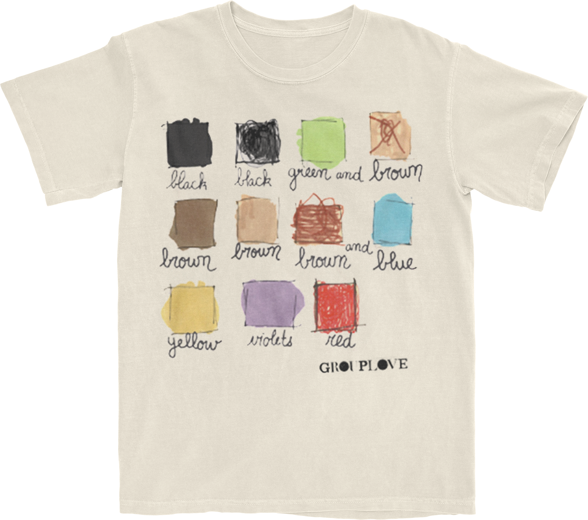 Colour swatches T-Shirt (Ecru)