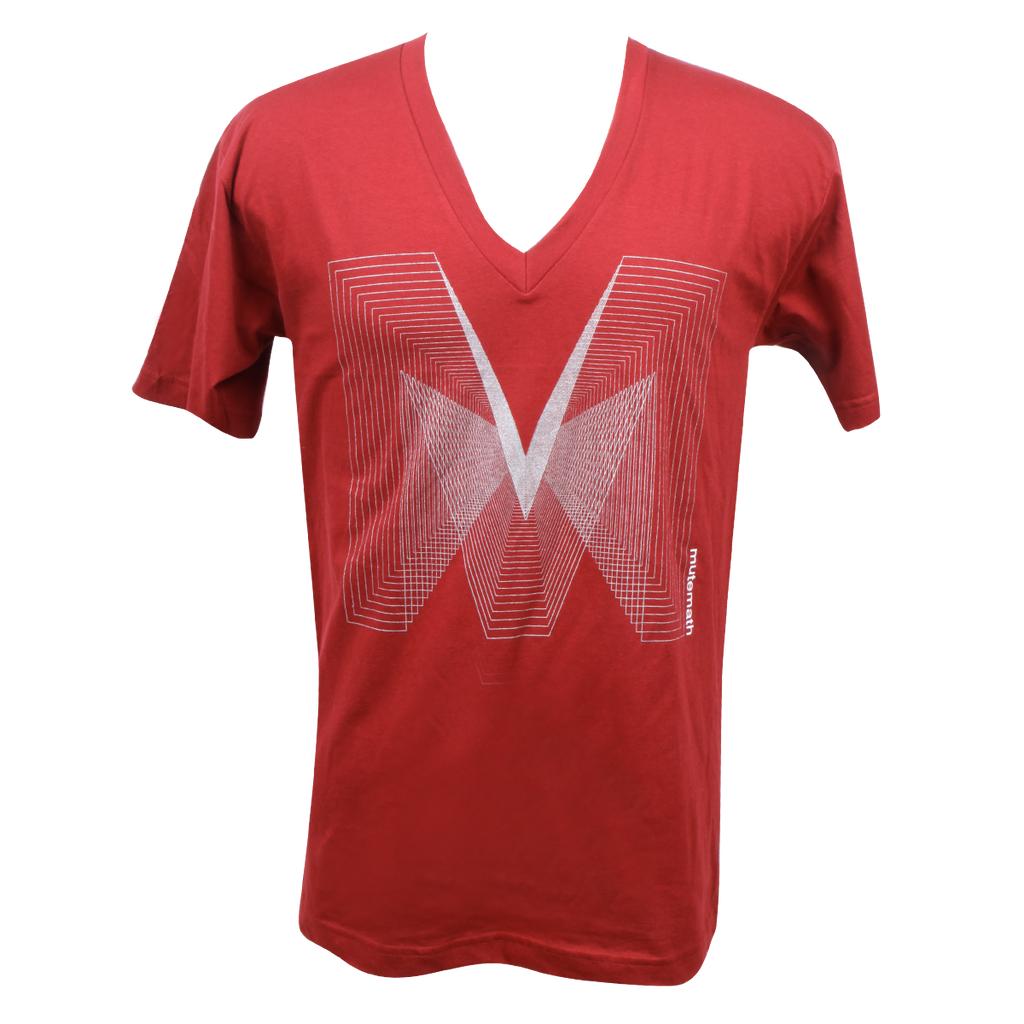 Infinite Regression V-Neck Cranberry