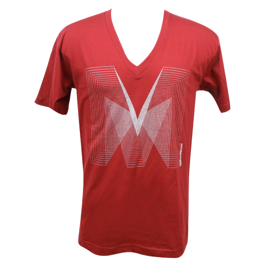 Infinite Regression V-Neck Cranberry