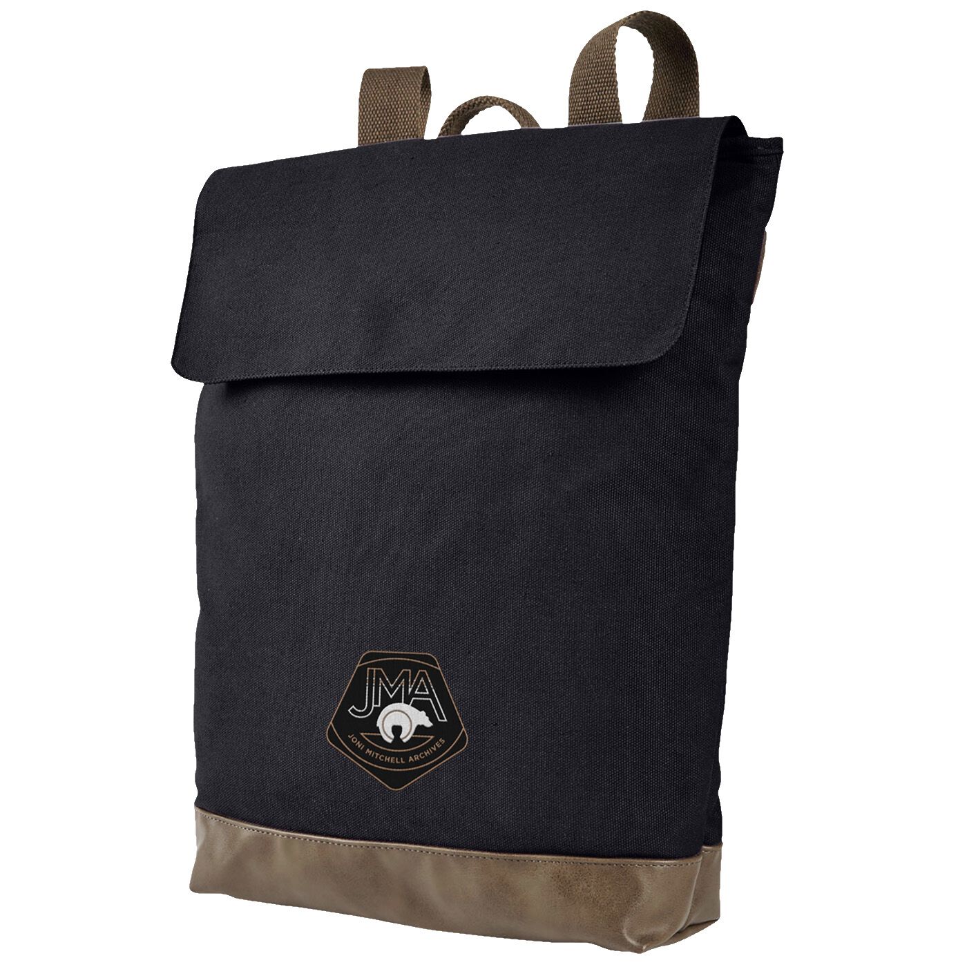 JMA Canvas Leather Rucksack