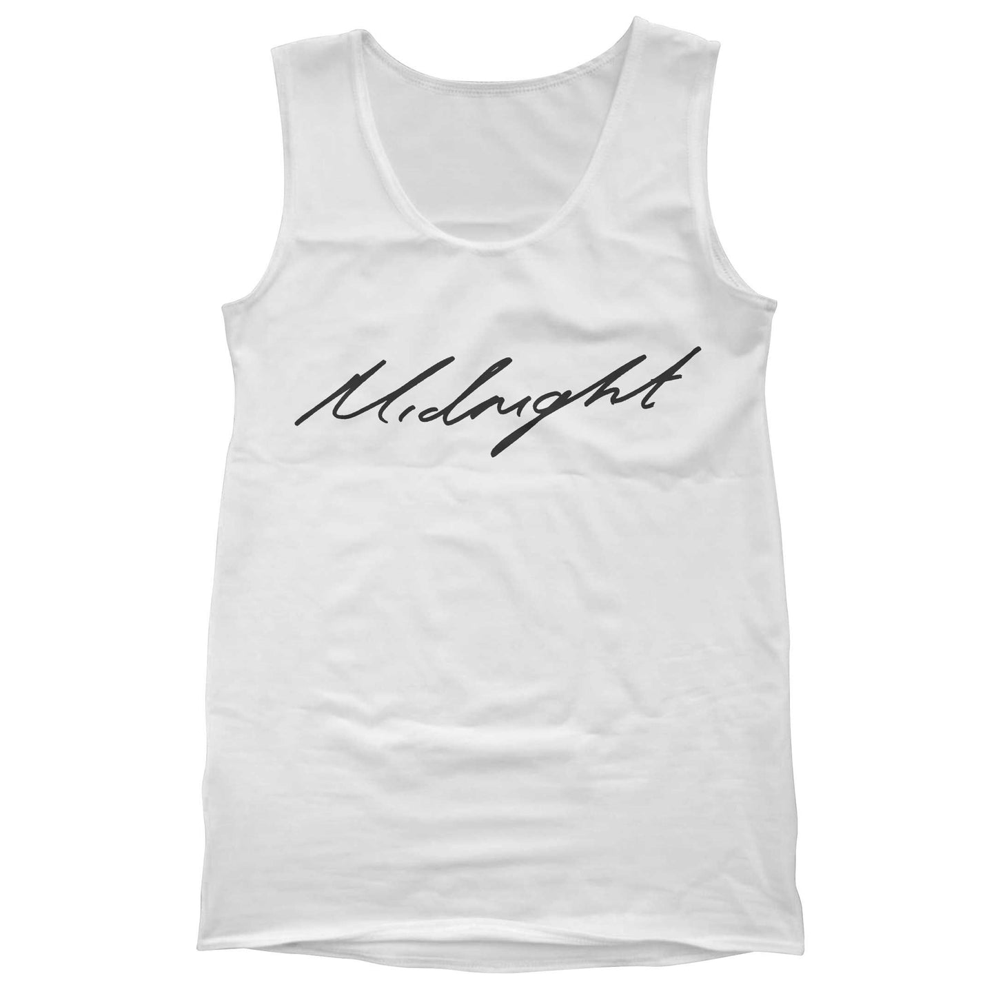 Midnight Tank Top White