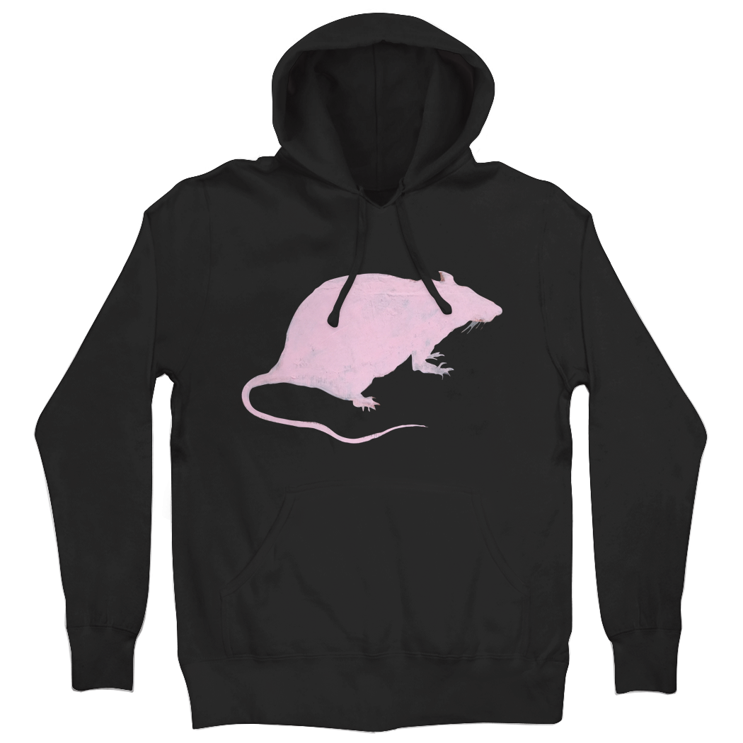 Pink Rat Pullover Hoodie