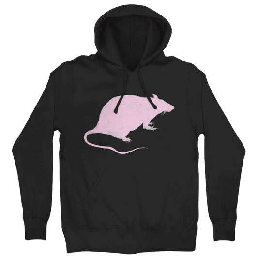 Pink Rat Pullover Hoodie