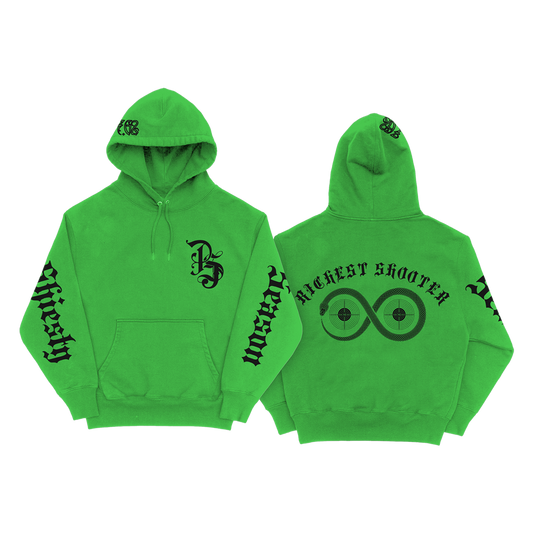 Shiesty Gothic Green Hoodie
