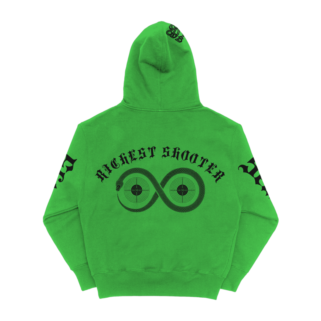 Shiesty Gothic Green Hoodie