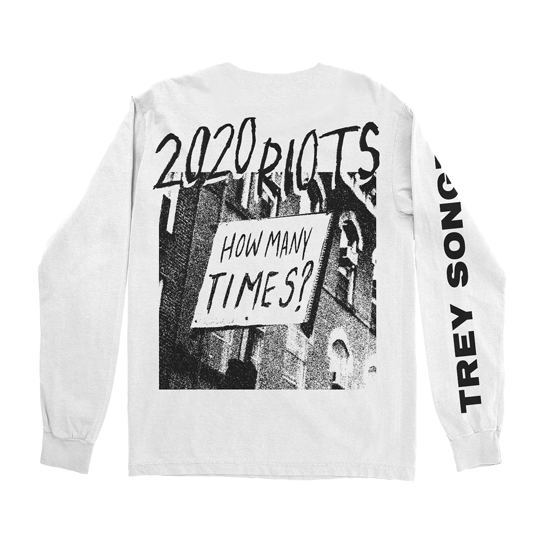 2020 Riots White Long Sleeve T-Shirt