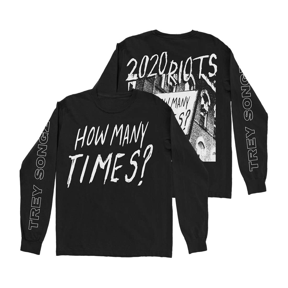 2020 Riots Black Long Sleeve T-Shirt