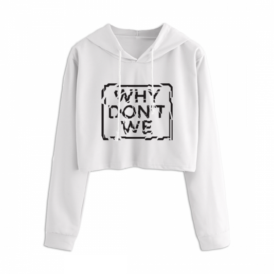 Logo Crop Hoodie