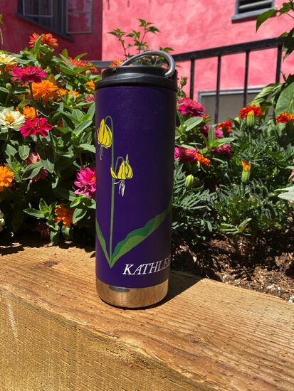 Klean Kanteen Custom Glacier Lily Bottle by Kathleen