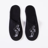 Plug Slippers (White Embroidery)