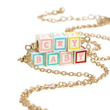 Cry Baby Blocks Necklace
