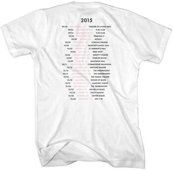 Blood 2015 Tour White T-Shirt