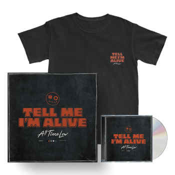 Tell Me I’m Alive Signed CD + T-Shirt Boxset