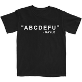 abcdefu Black T-Shirt