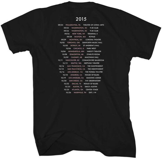 Logo 2015 Tour T-Shirt Black