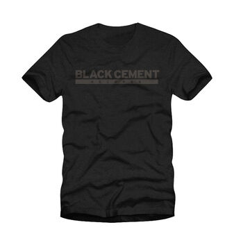 Black Cement Logo Tee