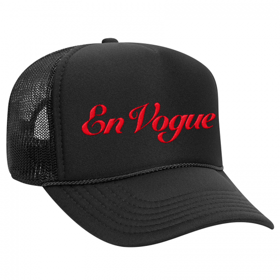En Vogue Black Trucker Hat