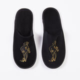 Plug Slippers (Gold Embroidery)
