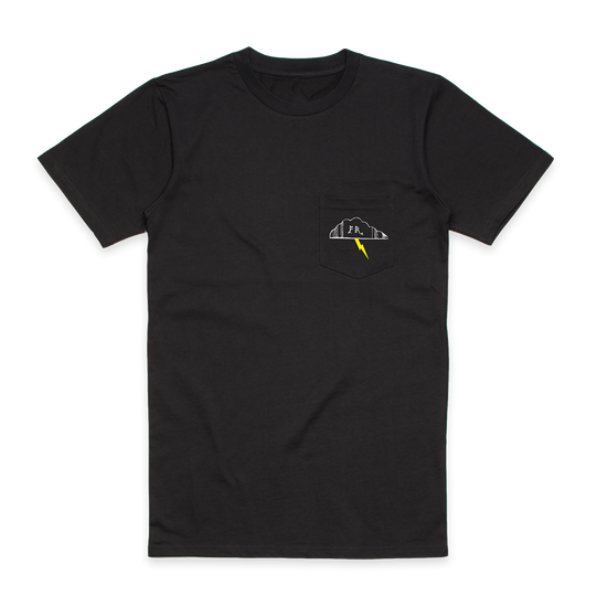 Sing The Greys Lightning Bolt Pocket T-shirt (Black) 
