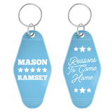 Reasons to Come Home Keychain